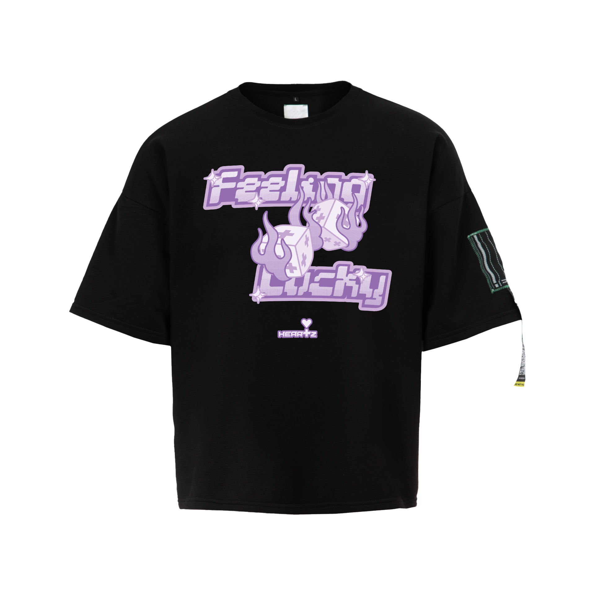 «THE LOVERS PACK» PURPLE PAIRED KIMONO T-SHIRT