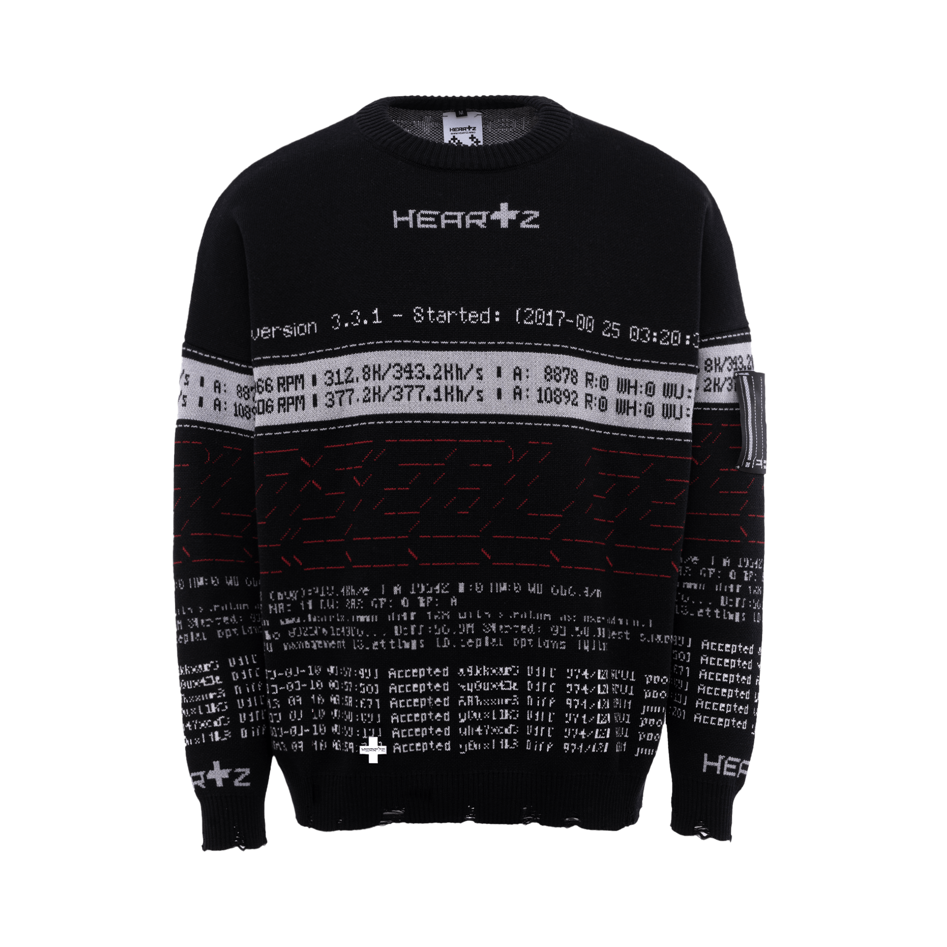 «DATABASE 2.0» KNITTED SWEATER