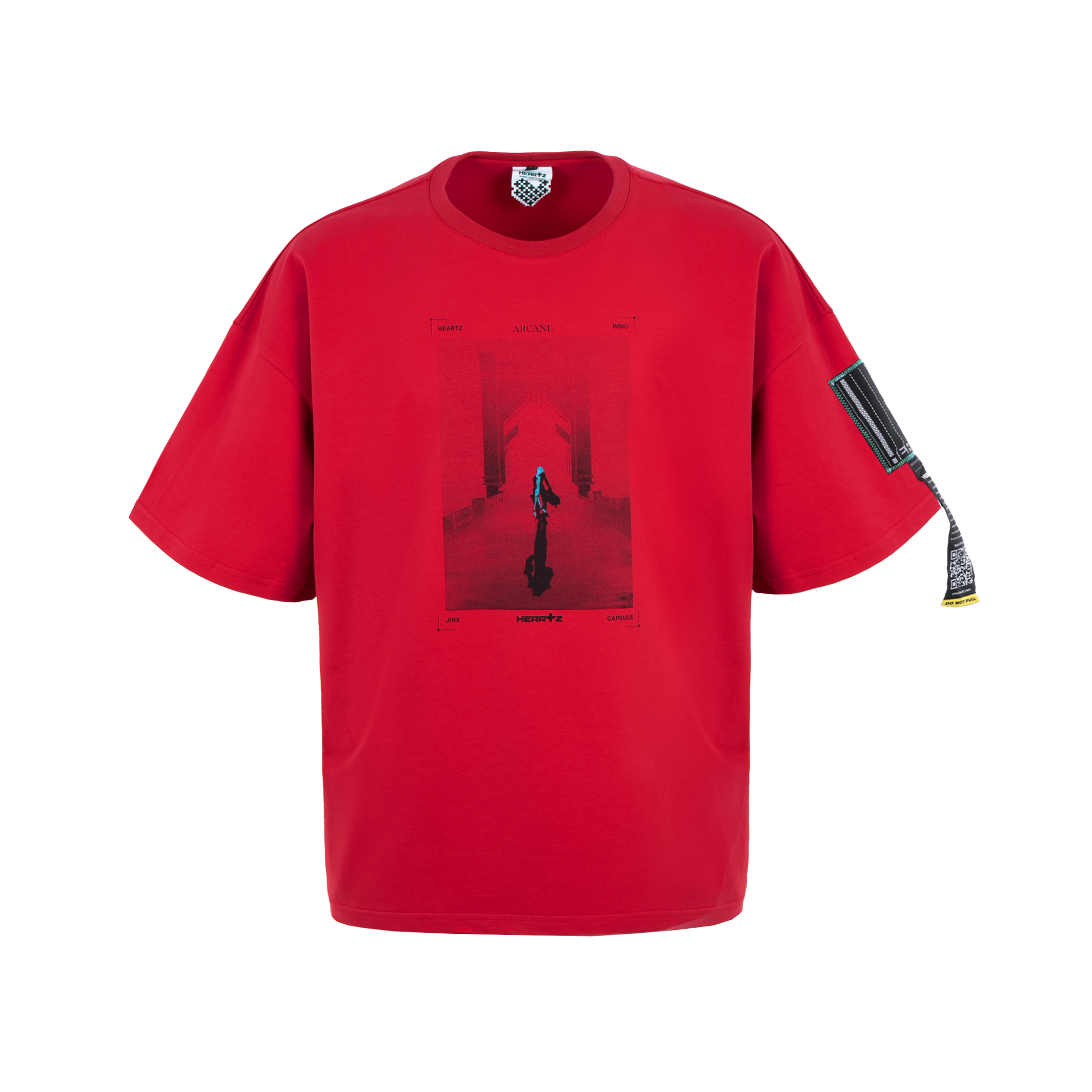 «THE TEASER» ARCANE RED KIMONO T-SHIRT