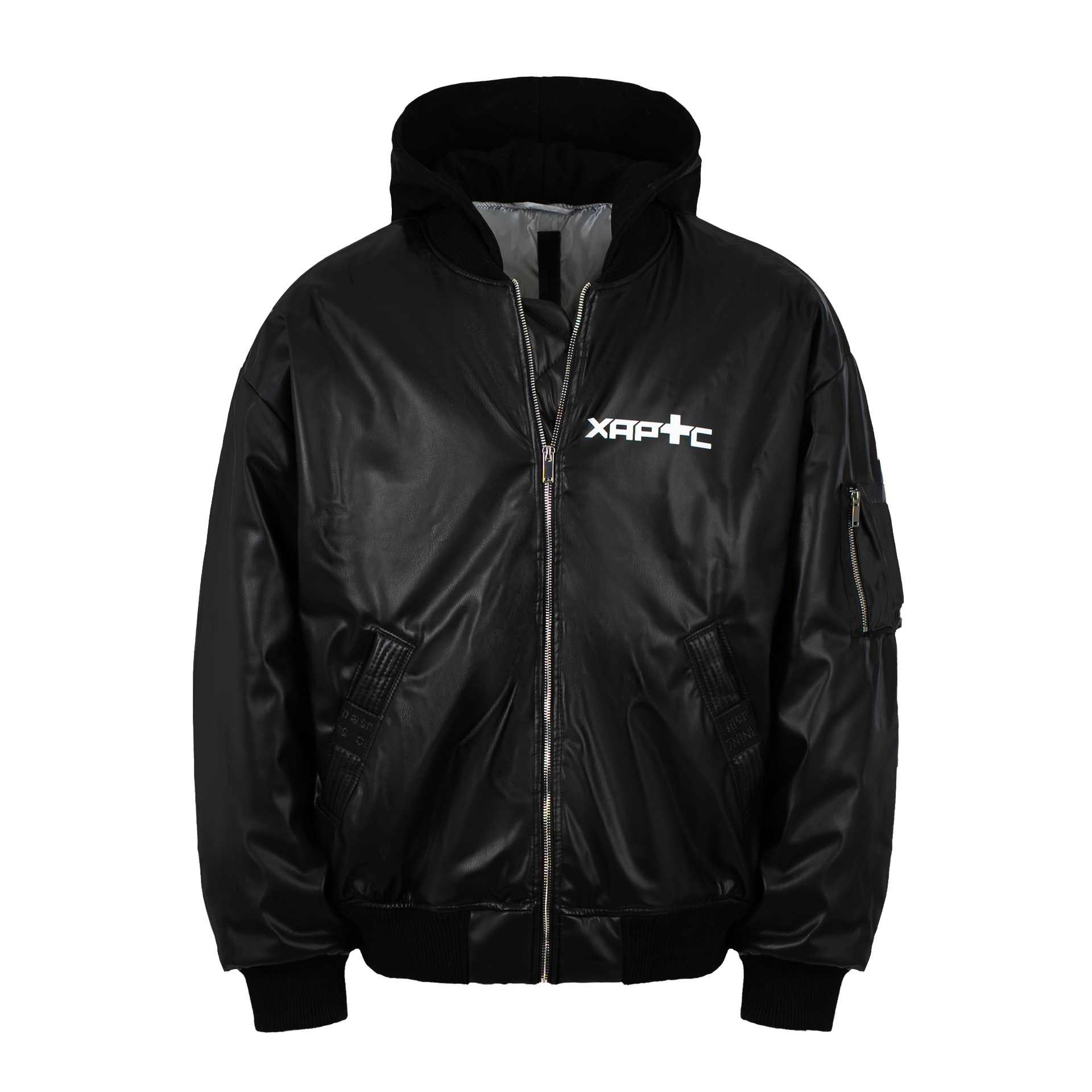 «MOSKVA» Black Series Oversized Flight Jacket