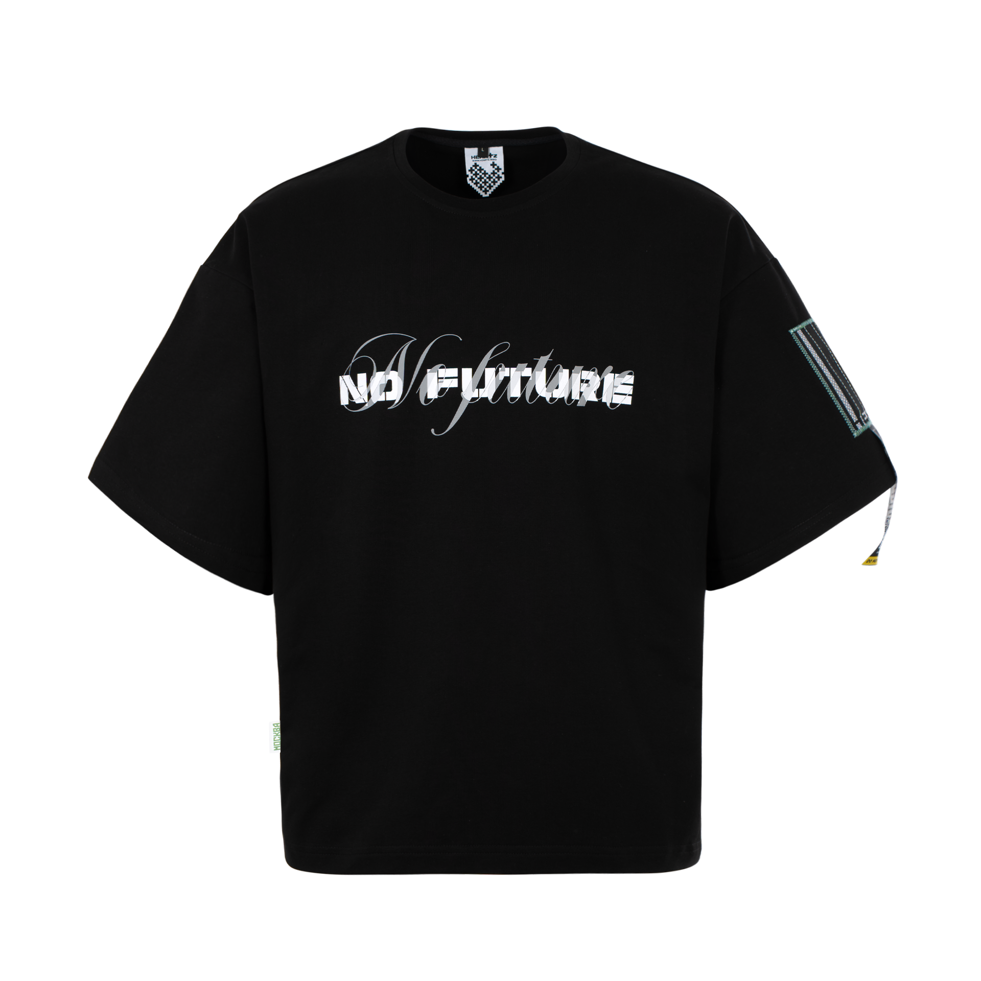 «No Future» Black Kimono T-Shirt