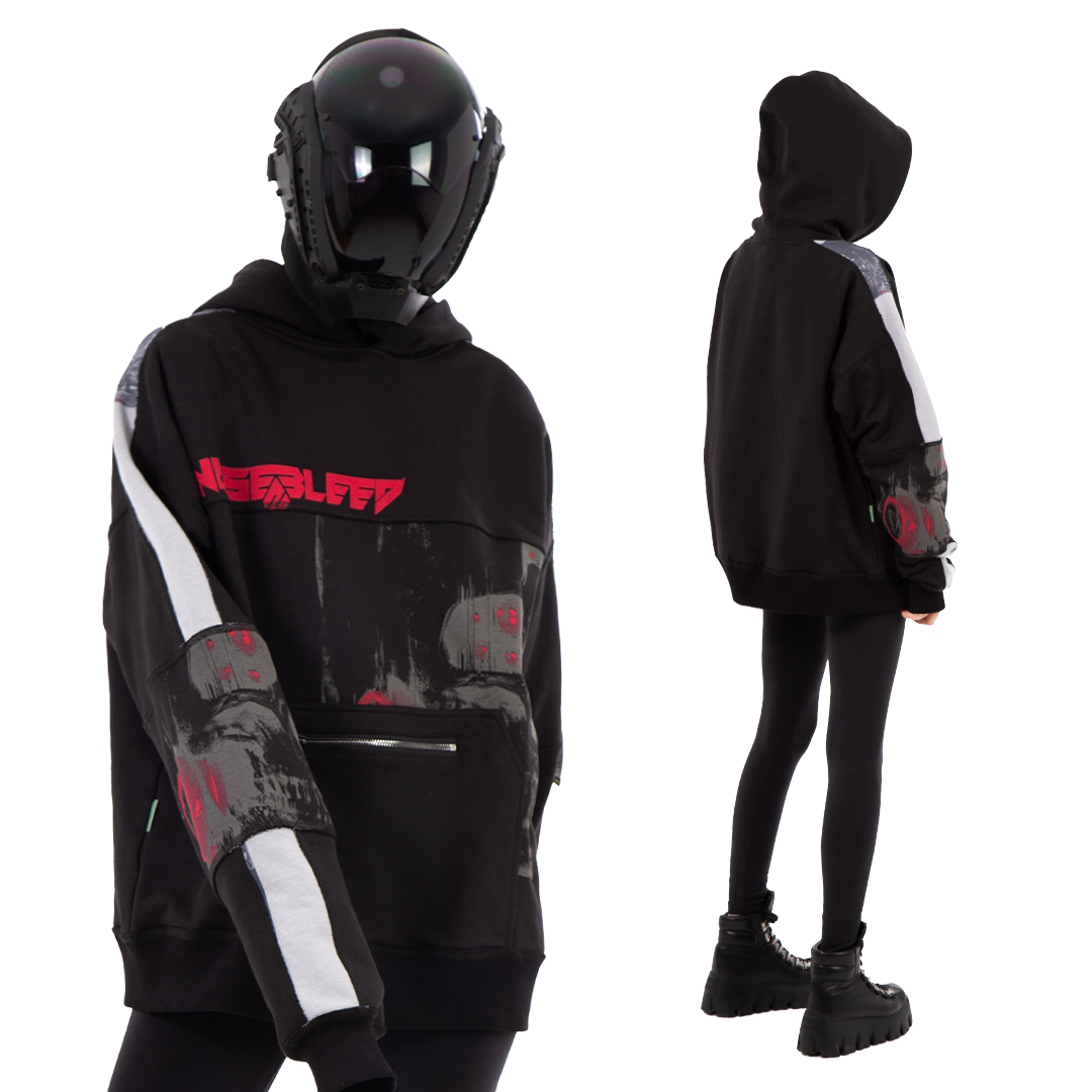 «SLAYER» PATCHWORK OVERSIZED SPECIAL HOODIE