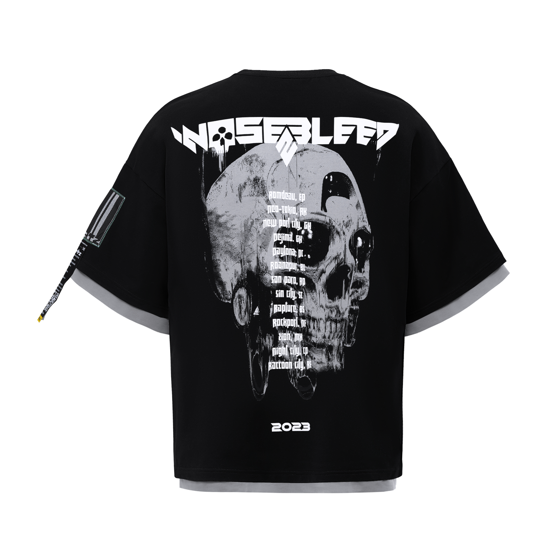 «RETURN OF THE LIVING DEAD» BLACK KIMONO T-SHIRT