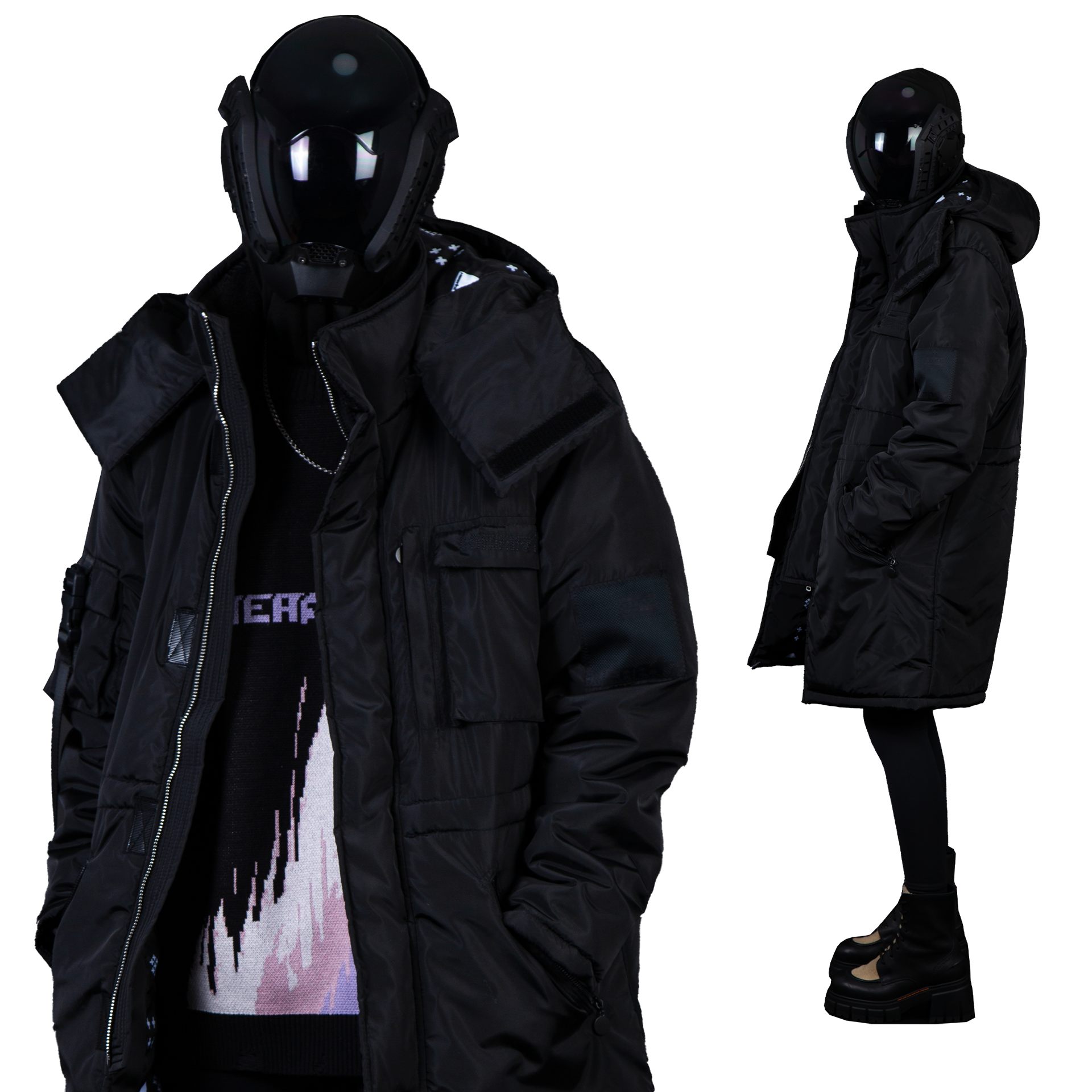 «MARK II» Black Series Winter Longcoat