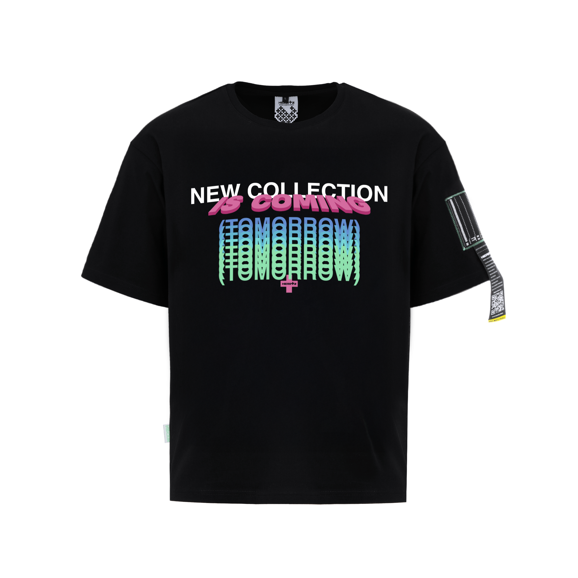 «Tomorrow» Black Boxy T-Shirt