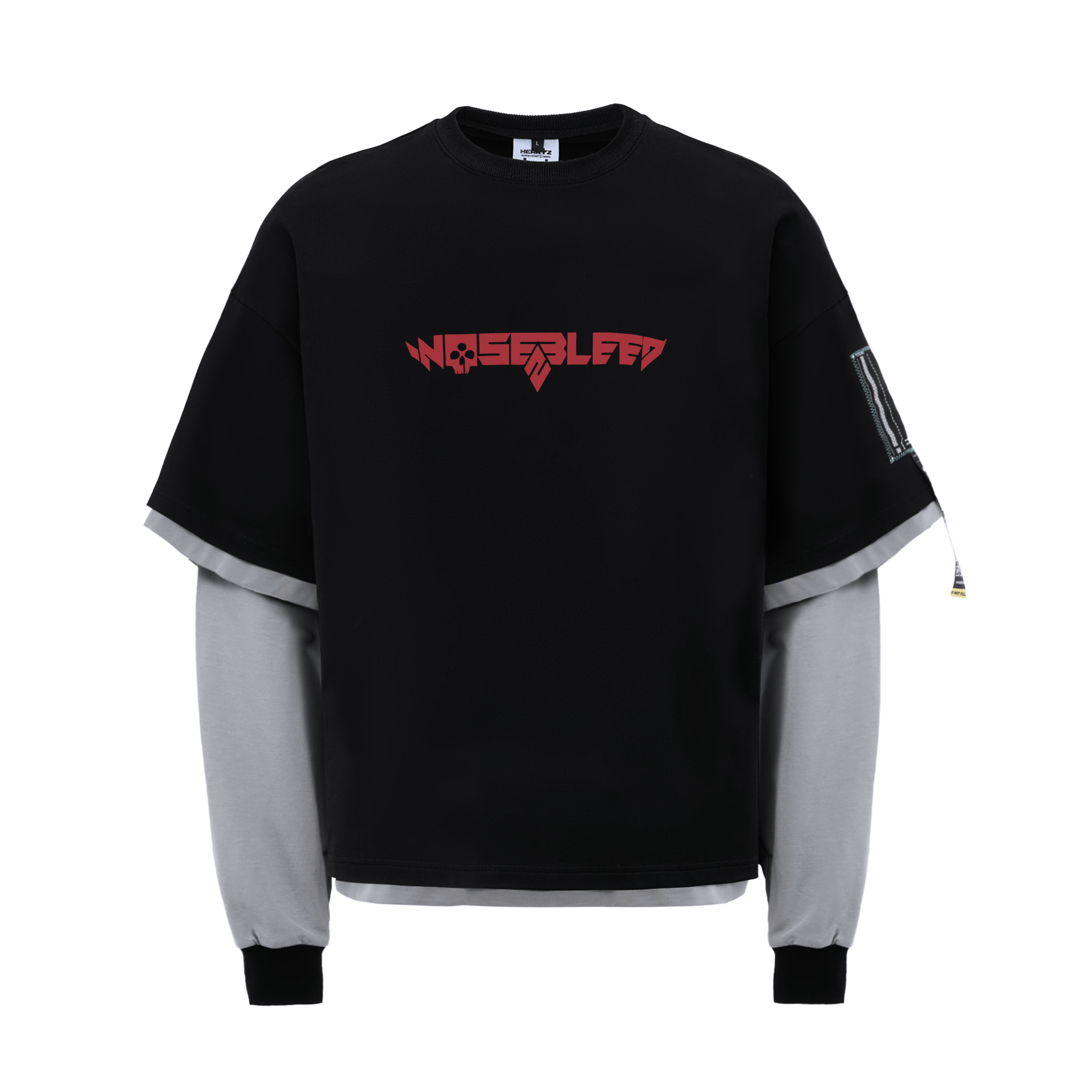 «DOUBLE-BARRELED» TOUR LAYERED KIMONO LONGSLEEVE
