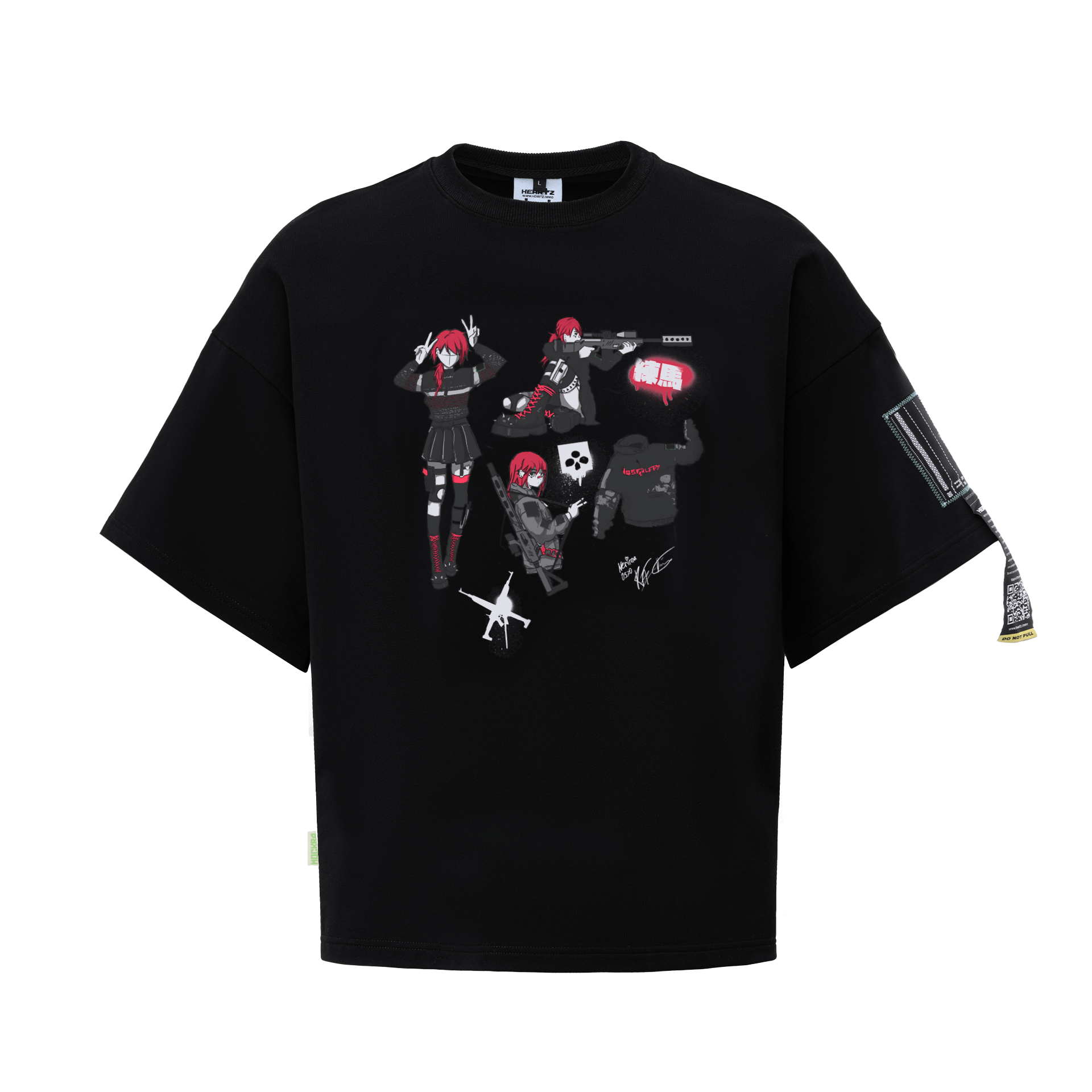 «ROUGHSKETCH» KIMONO T-SHIRT