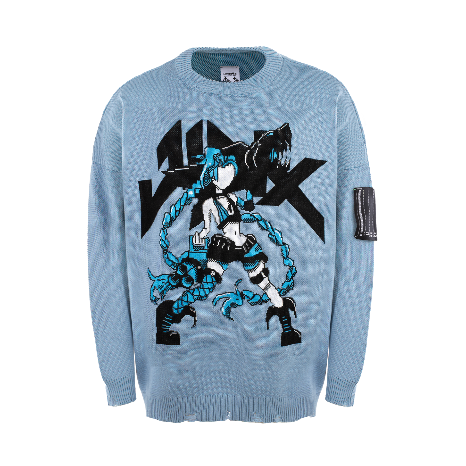 «PIXEL-ART» ARCANE KNITTED SWEATER