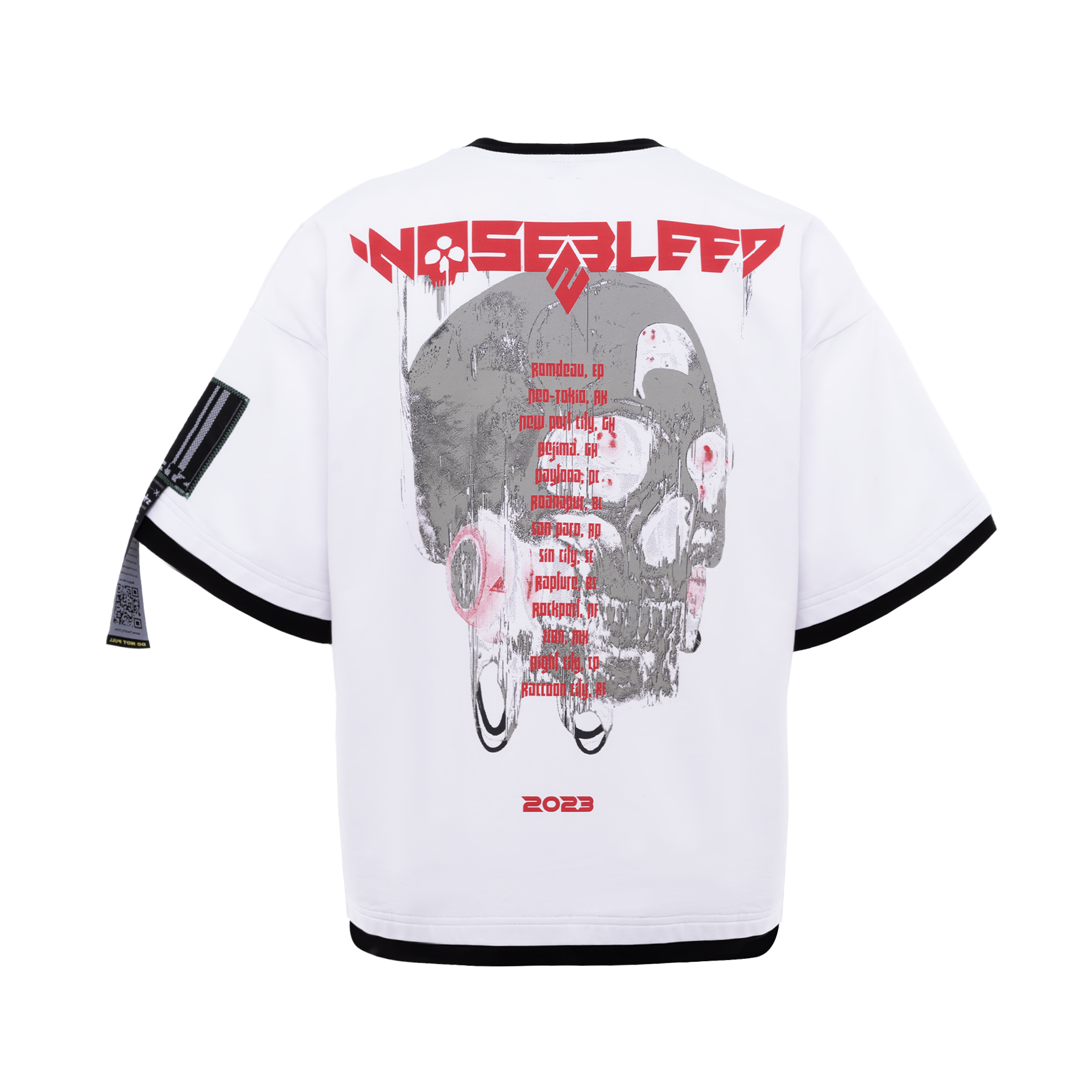 «RETURN OF THE LIVING DEAD» WHITE KIMONO T-SHIRT
