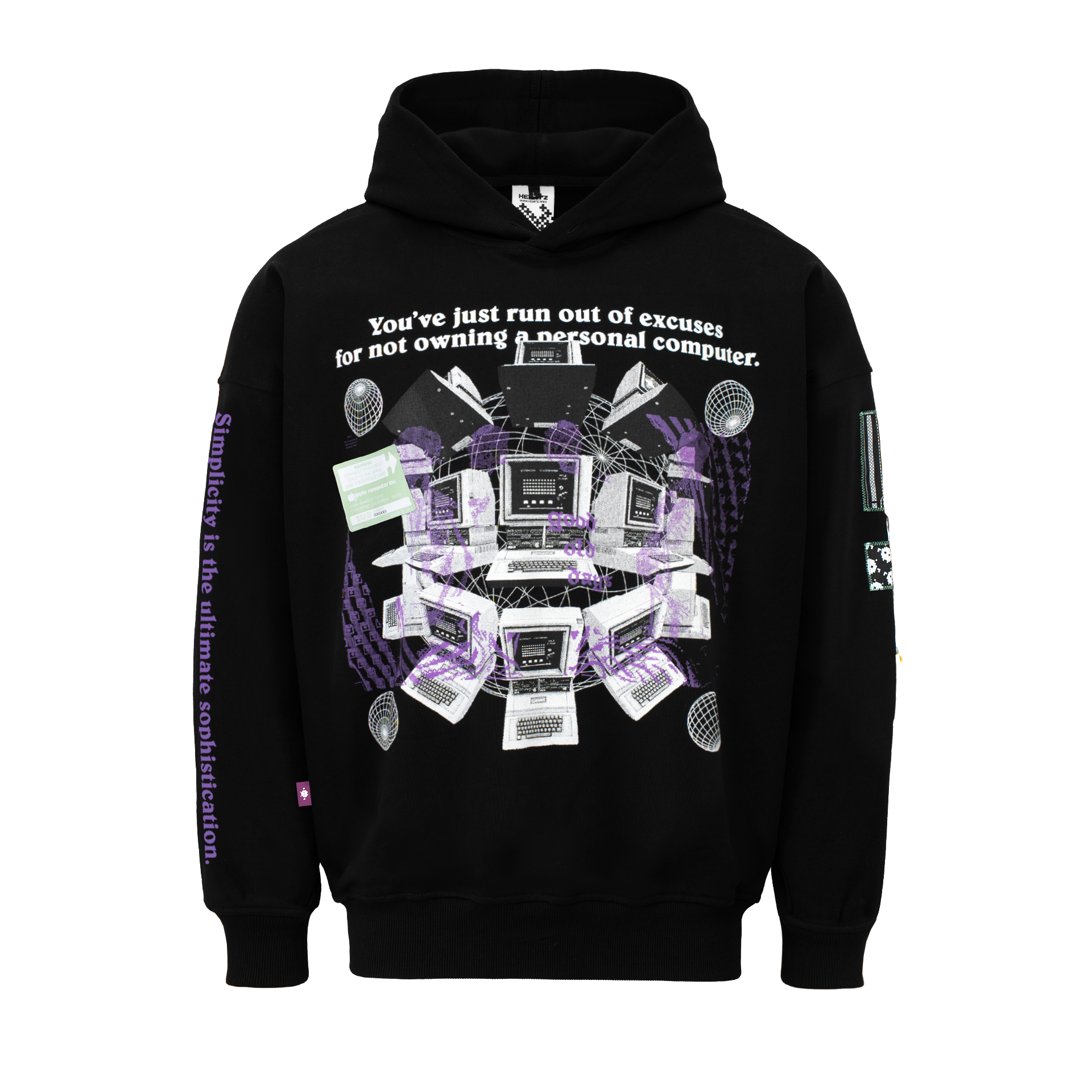 «APPLE II» HEARTZ + BIG GEEK HOODIE