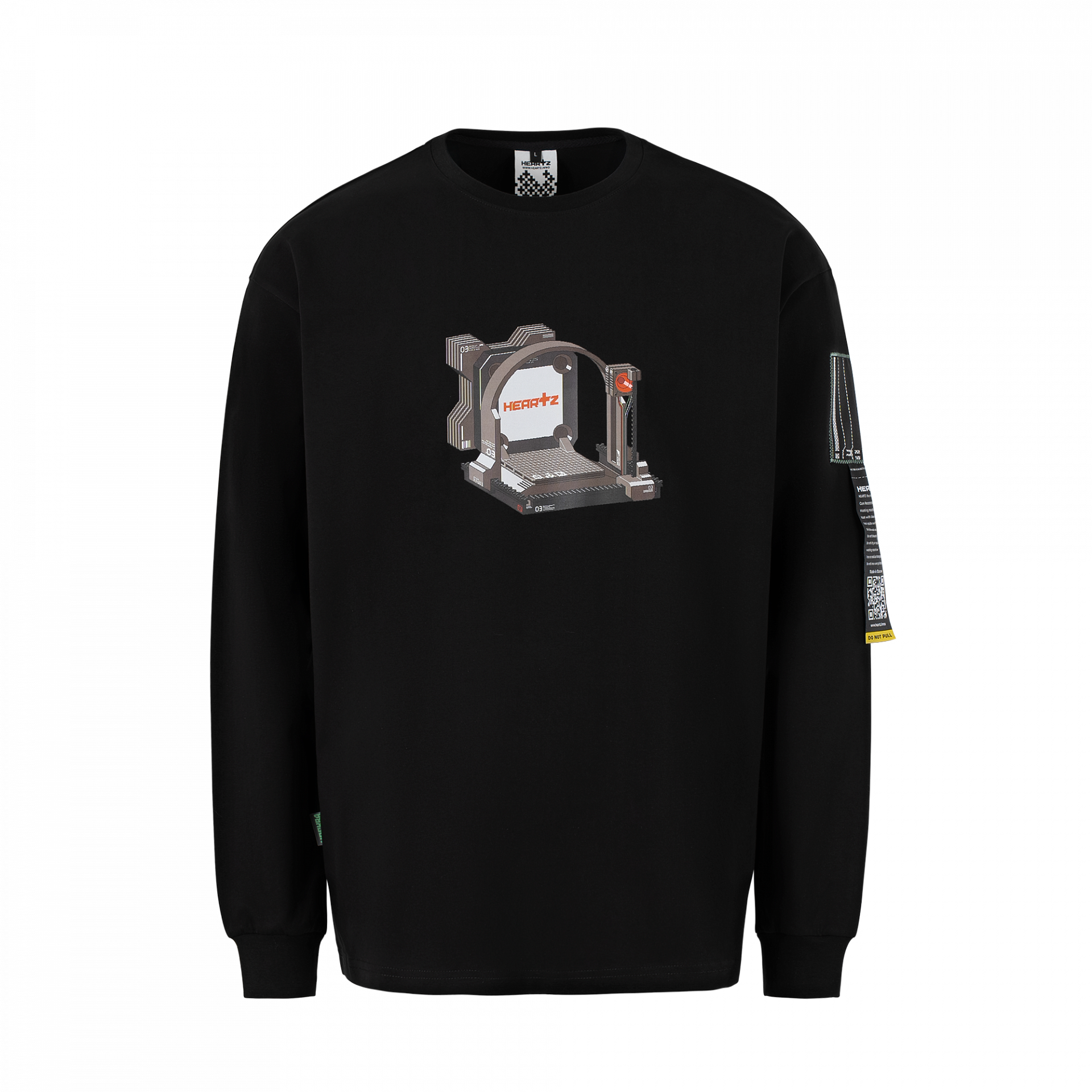 «03» Black Boxy Longsleeve