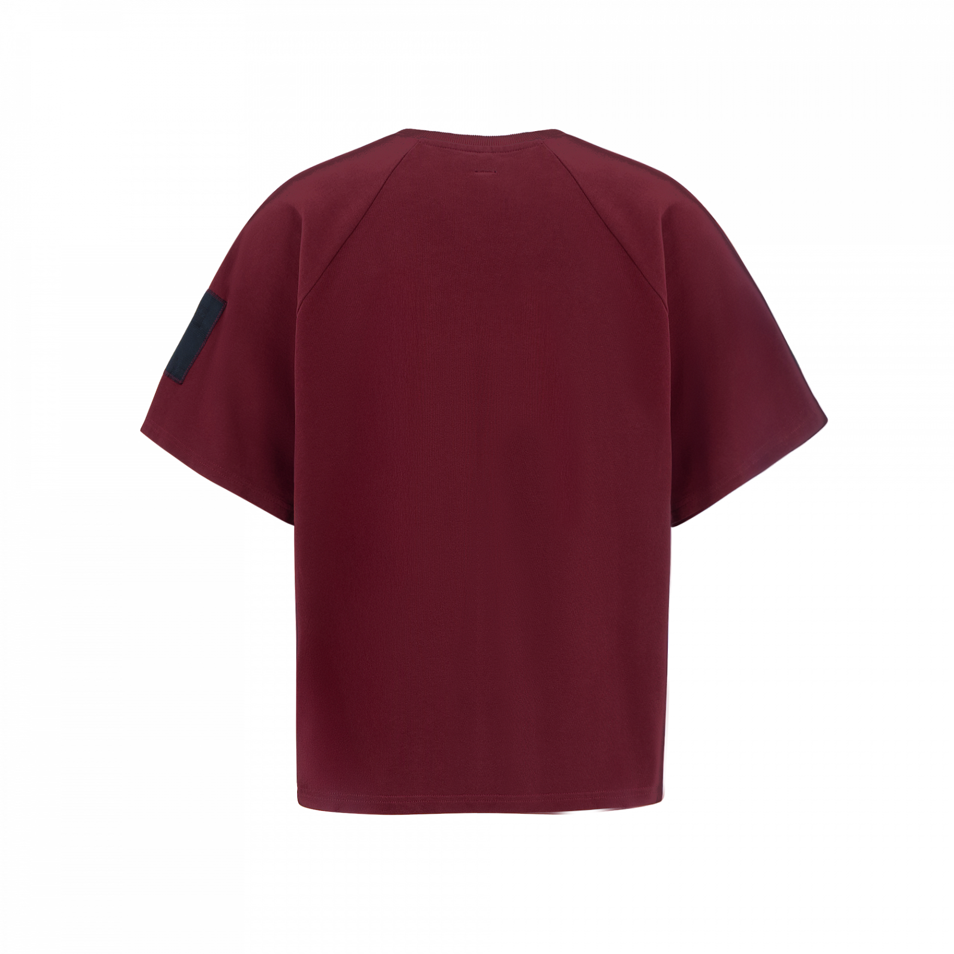 «Waveform» Wine Raglan Kimono T-Shirt