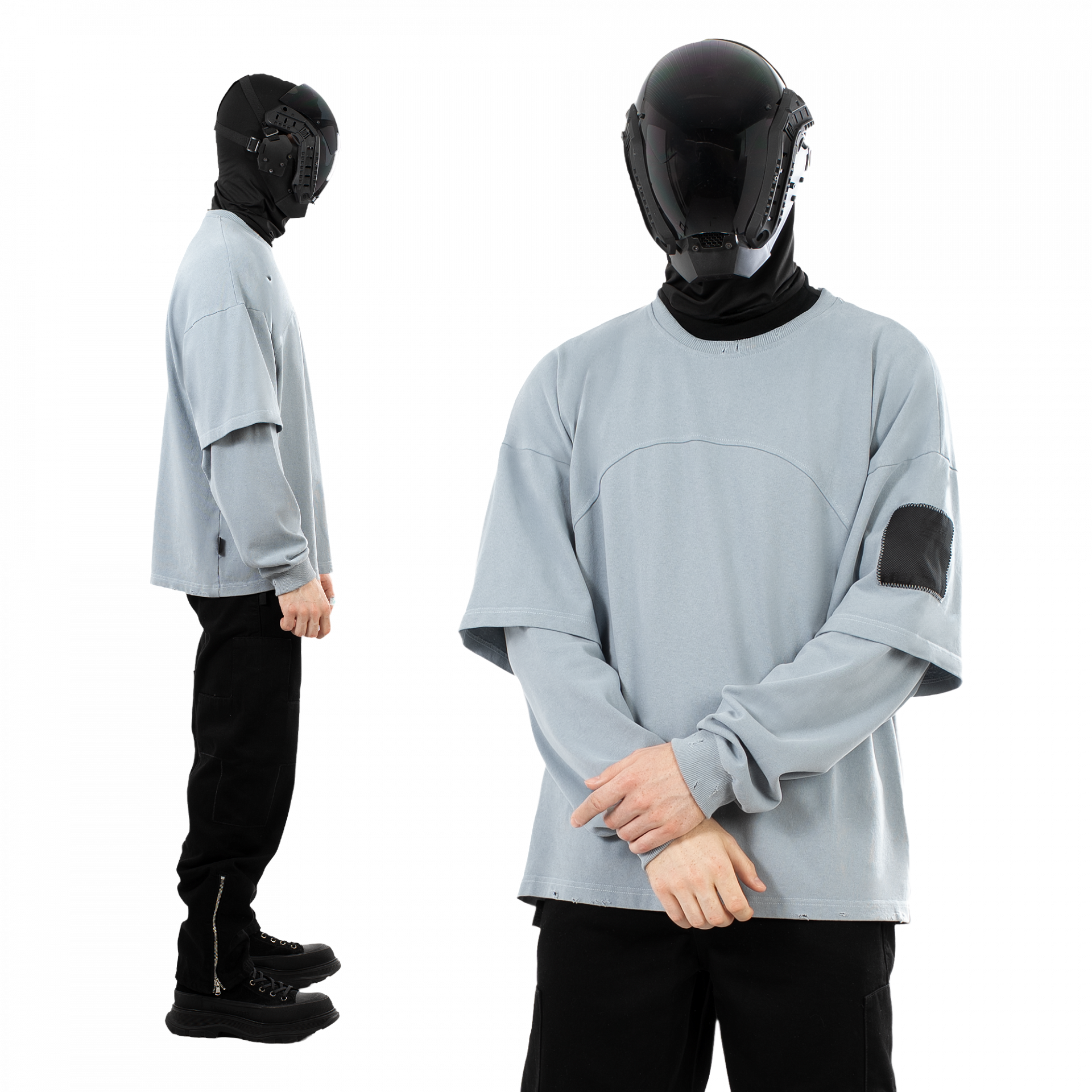 «Waveform» Dust Ice Kimono Longsleeve