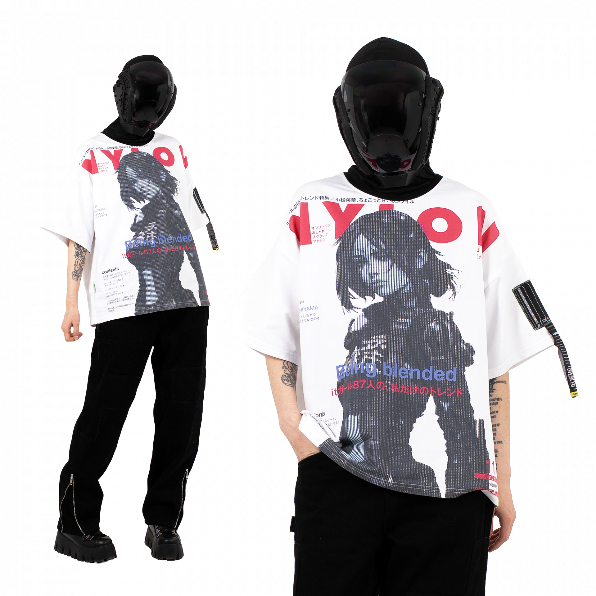 «Nylon» Kimono T-Shirt
