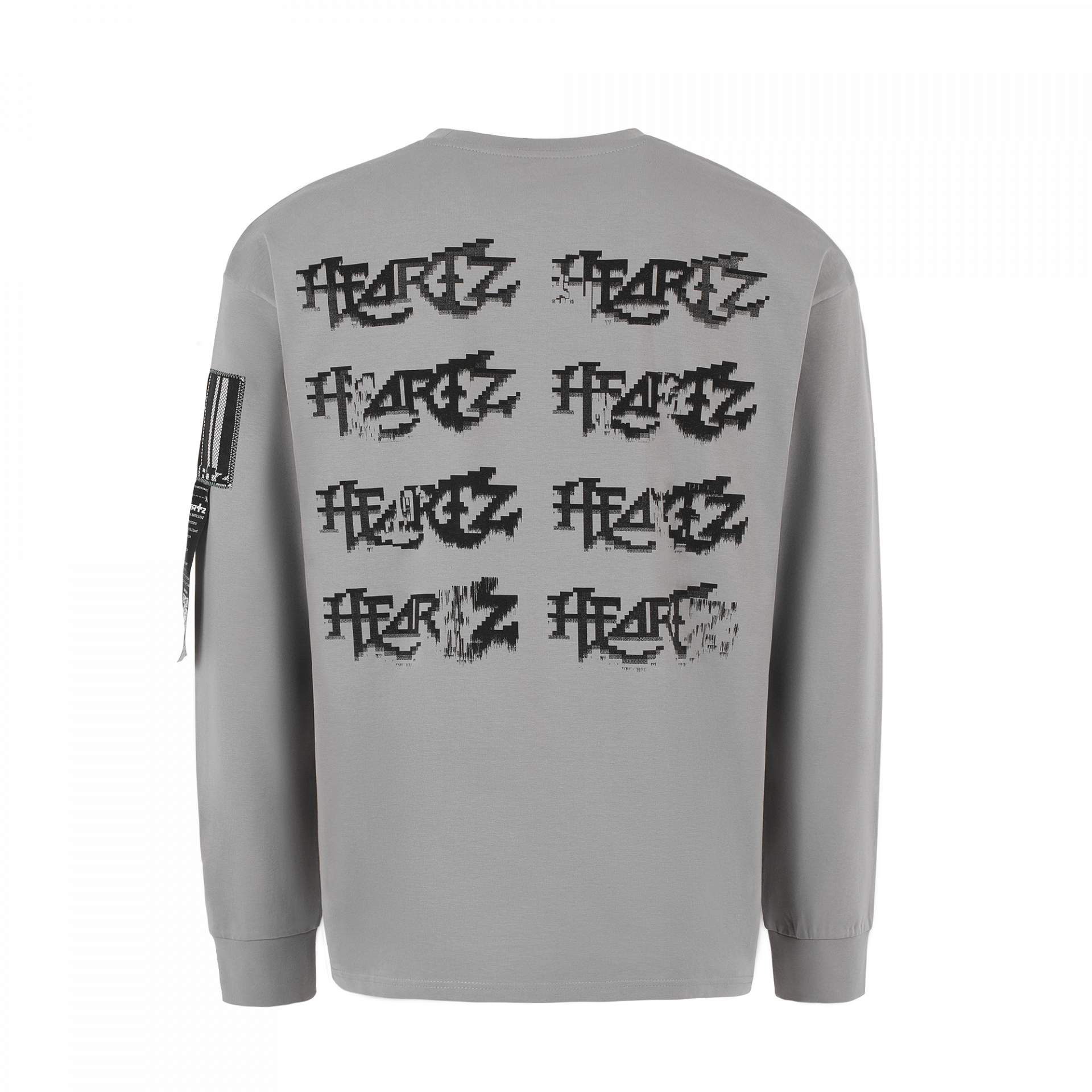 «The Castle» Logo Grey Boxy Longsleeve