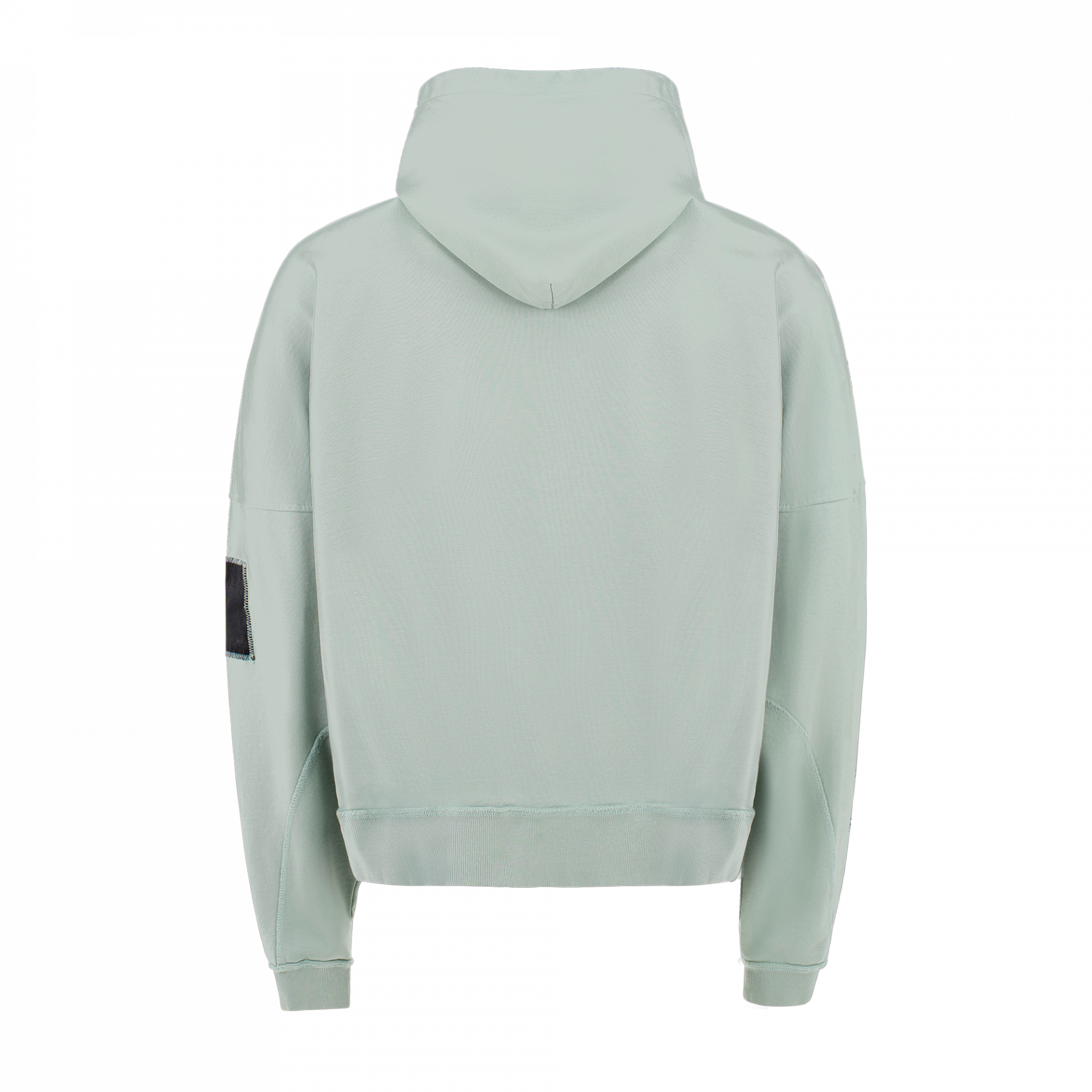 «Waveform» Pale Mint Boxy-Fit Hoodie
