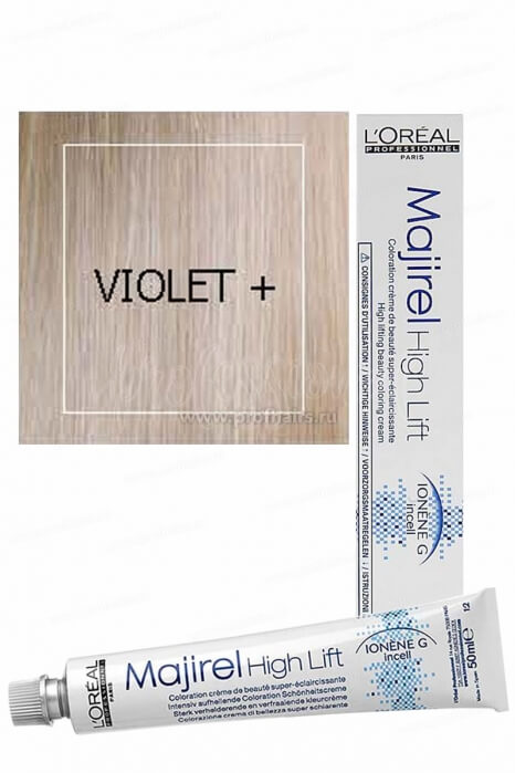 Краска Мажирель High Lift - Violet + Интенсивный перламутровый 50мл