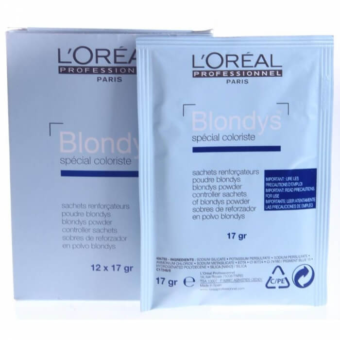 Loreal БЛОНДИС Пакетики с порошком-усилителем 12 пакетиков