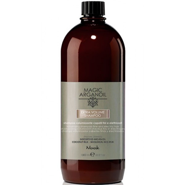 Шампунь для придания объёма тонким и наэлектризованным волосам Nook Extra Volume Shampoo