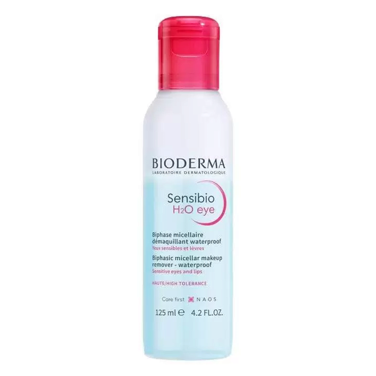 Двухфазное мицеллярное средство для очищения глаз и губ Bioderma H2O Сенсибио