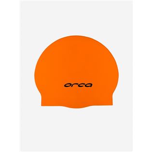 GORRO DE NATACIÓN ORCA SILICONE SWIM CAP NARANJA