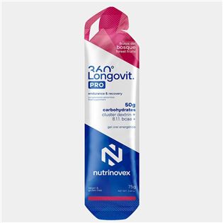 NUTRINOVEX GEL LONGOVIT 360º PRO FRUTAS DEL BOSQUE 75G