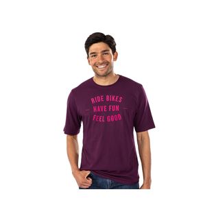 CAMISETA TREK RIDE BIKE PÚRPURA CAMISETA TREK RIDE BIKE PÚRPURA