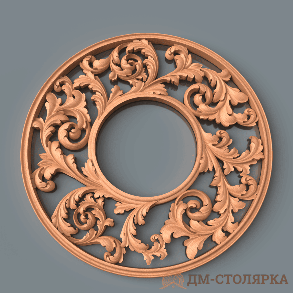 3D модель обрамления часов