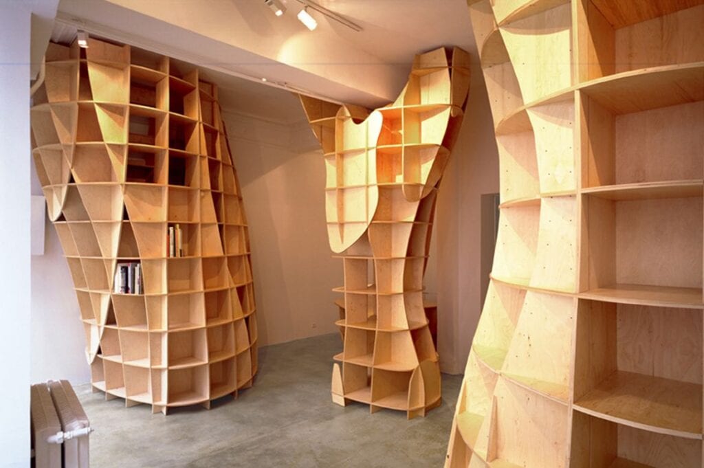 Деревянные полки нестандартных форм