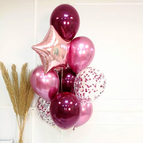 Гелиевые шары агат. Букет SEASIDE Заказ и доставка шариков Москва. 24/7 Мимо Дутти