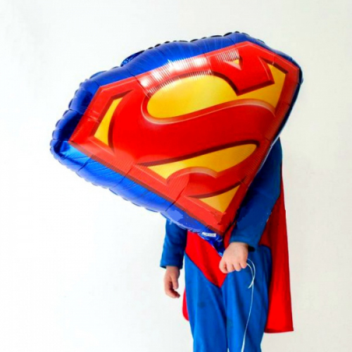 Шар с гелием ЭМБЛЕМА SUPERMAN купить в Москве Заказ шаров с гелием с круглосуточной доставкой. Мимо Дутти, Москва