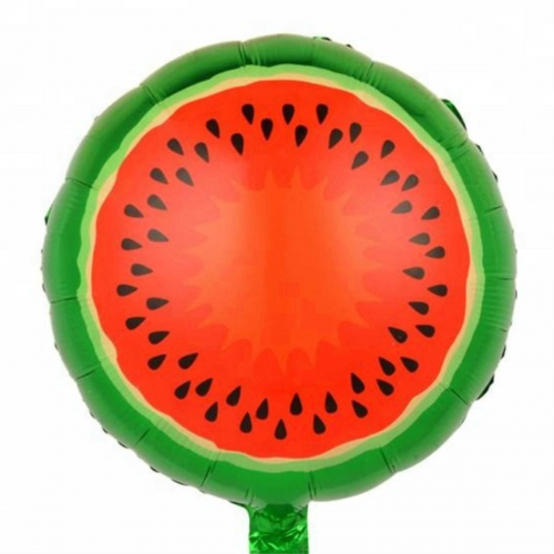 Шар фольгированный Арбуз с гелием Купить шарики с доставкой в Москве