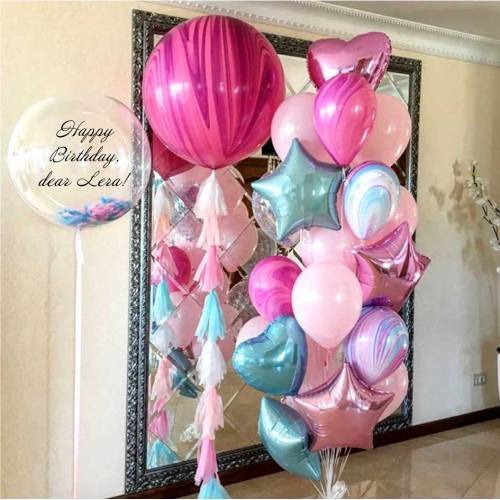 Шарики агаты с гелием. Сет AGATE LUX Заказ и доставка шариков Москва. 24/7 Мимо Дутти