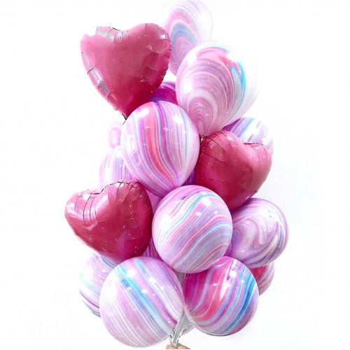 Шарики агаты с гелием. СЕТ ХРОМ И АГАТ Заказ и доставка шариков Москва. 24/7 Мимо Дутти