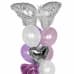 шар бабочка Шарики гелиевые на свадьбу