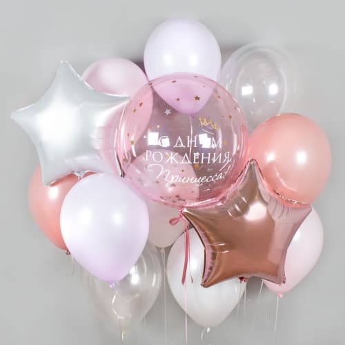 Шарики на выписку девочки Заказ и доставка шариков Москва. 24/7 Мимо Дутти