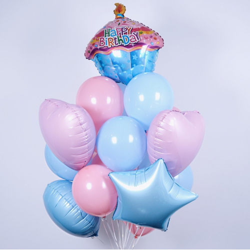 шары на день рождения букет шариков с гелием на др купить в Москве. Мимо Дутти