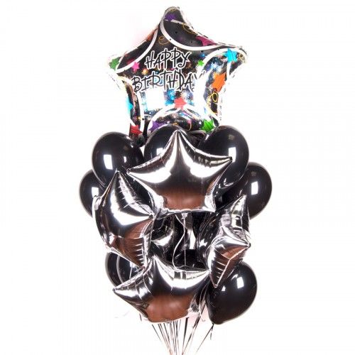 Букет шаров для мужчины купить в Москве Шары с гелием от Мимо Дутти. Москва. Круглосуточная доставка!