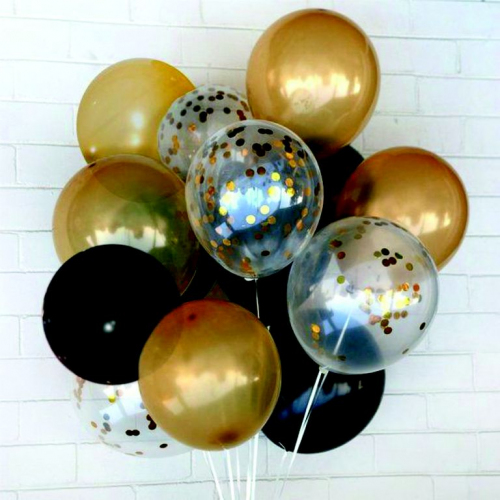 Сет из шаров с гелием. Модные гелиевые шарики Заказ шаров с гелием с круглосуточной доставкой. Мимо Дутти, Москва