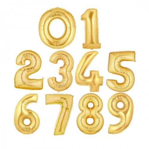 шар фольгированный цифра 100-102 см, цвет золото с гелием Шары с гелием от Мимо Дутти. Москва. Круглосуточная доставка!