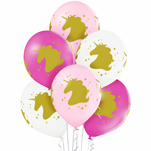 Шарики гелиевые с единорогами Шары с гелием от Мимо Дутти. Москва. Круглосуточная доставка!