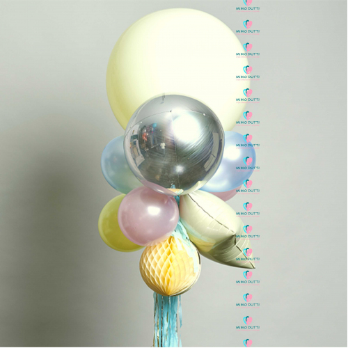 Сет из шаров с гелием. Модные гелиевые шарики Шары с гелием от Мимо Дутти. Москва. Круглосуточная доставка!