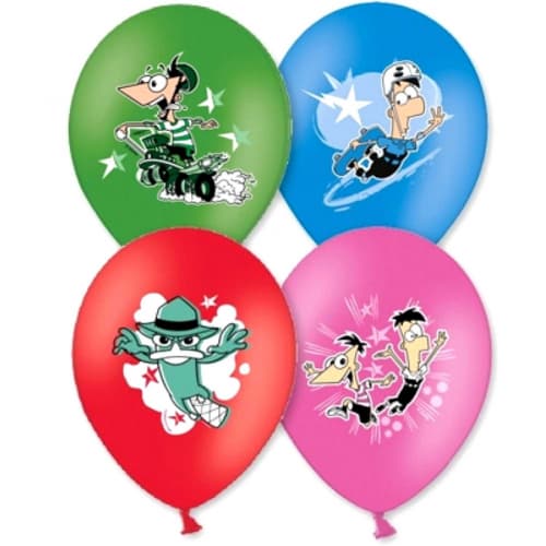 Шарики гелиевые ФИНЕС И ФЕРБ Шары с гелием ФИНЕС И ФЕРБ от Мимо Дутти. Москва. Круглосуточная доставка!