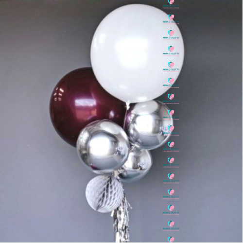 Сет из шаров с гелием. Модные гелиевые шарики Шары с гелием от Мимо Дутти. Москва. Круглосуточная доставка!