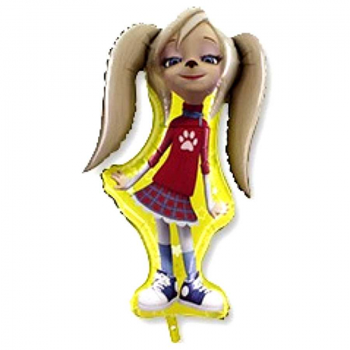 шар с гелием Роза Барбоскина Шар с гелием в виде героини мультфильма Барбоскины, Розы