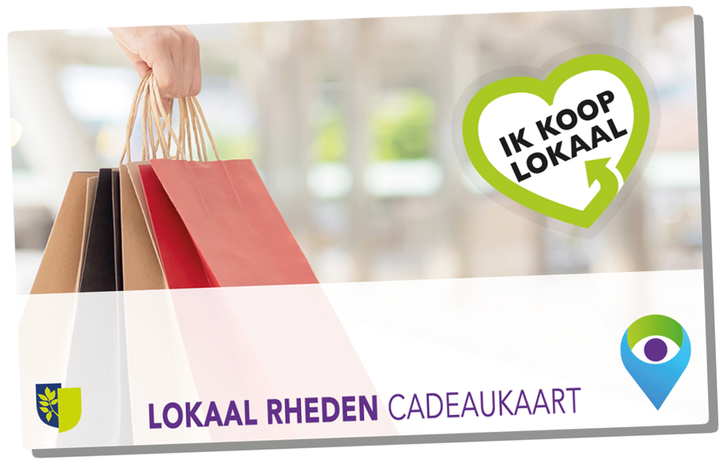 Ontwerp cadeaukaart voor en achterkant Image