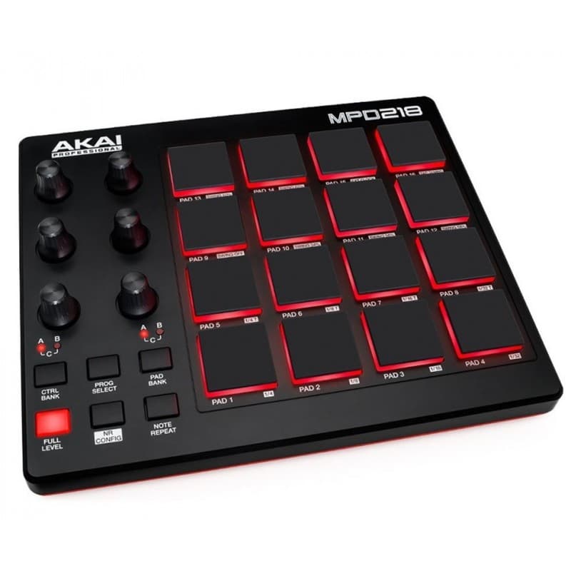 AKAI MPD218 動作確認済み akai-mpd218-controlador-midi-
