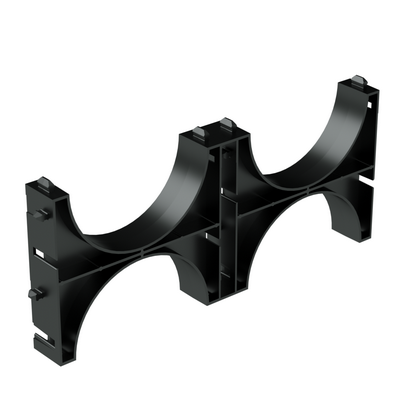 Кластер двойной для двустен. труб d125мм DKC 025122 Кластер двойной для двустен. труб d125мм DKC 025122