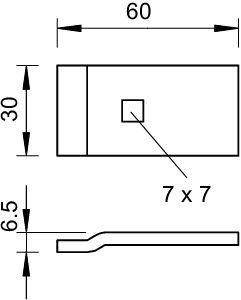 Фиксатор LKS60 4 FT гор. цинк OBO 6221122 фото 2 Фиксатор LKS60 4 FT гор. цинк OBO 6221122 фото 2