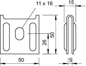 Крепление для лотка провол. K 12 1818 FS OBO 6437109 фото 2 Крепление для лотка провол. K 12 1818 FS OBO 6437109 фото 2